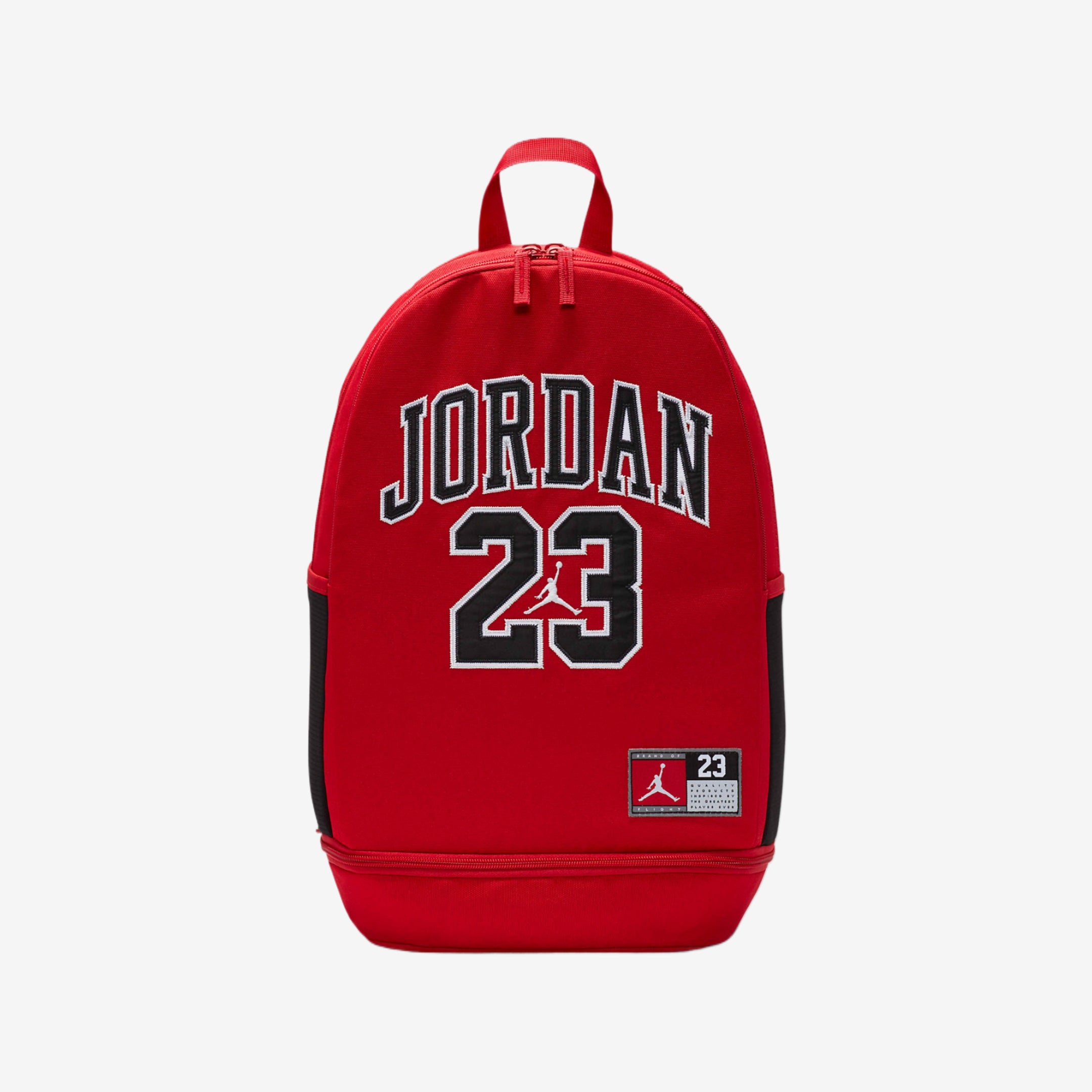 Nike Jordan Jersey Backpack FQ0951-611 19.5"H x 12.25"L x 7"D  Gym Red