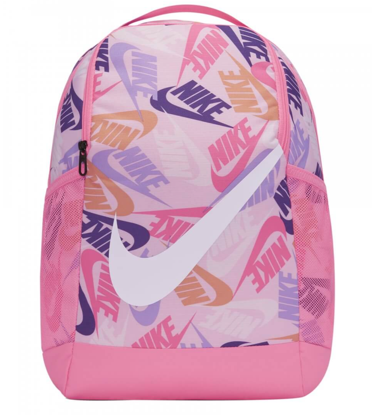 Nike Brasilia Backpack Size 13x30x40cm (18L) CU8962-675 Pink/White