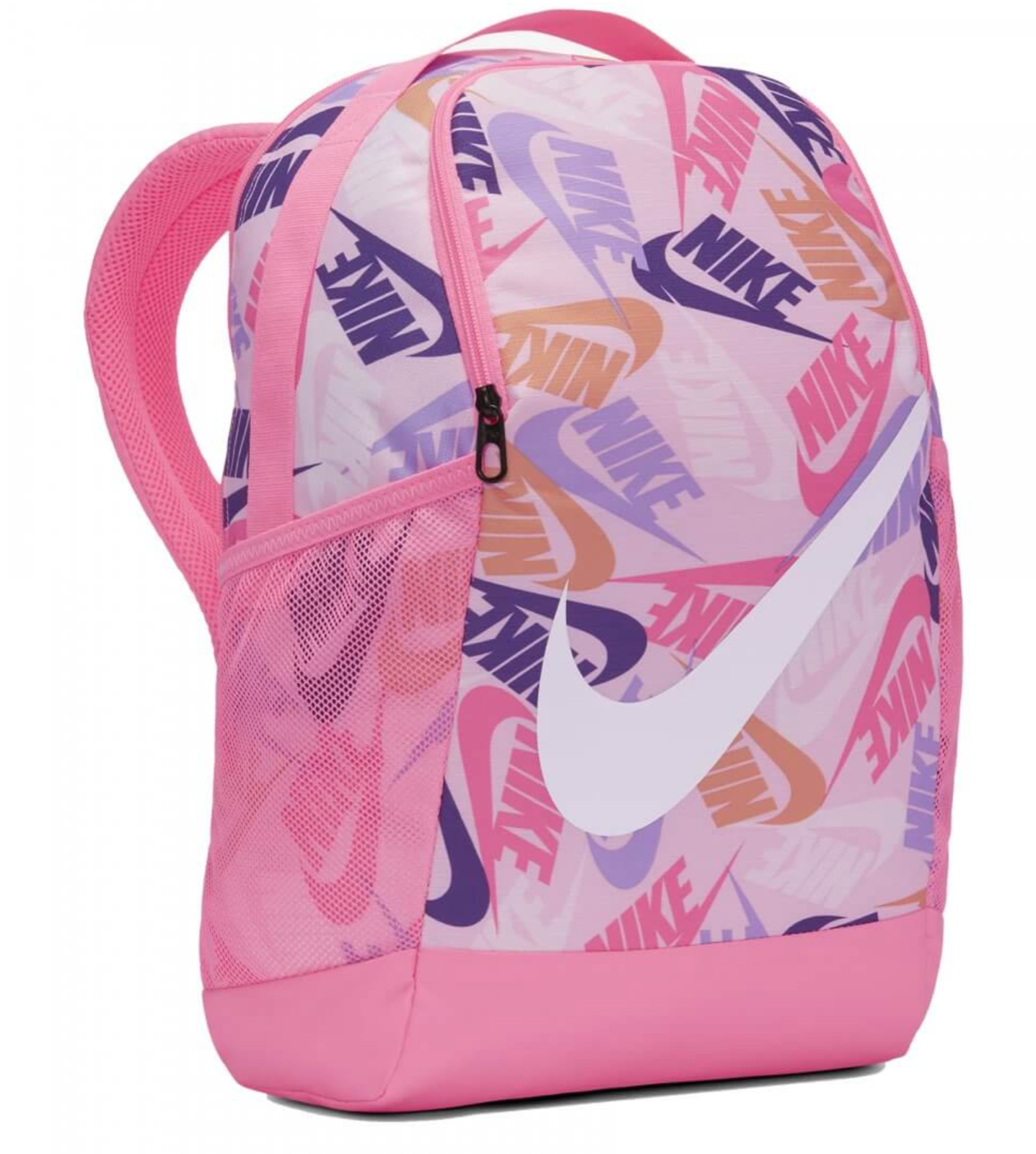 Nike Brasilia Backpack Size 13x30x40cm (18L) CU8962-675 Pink/White